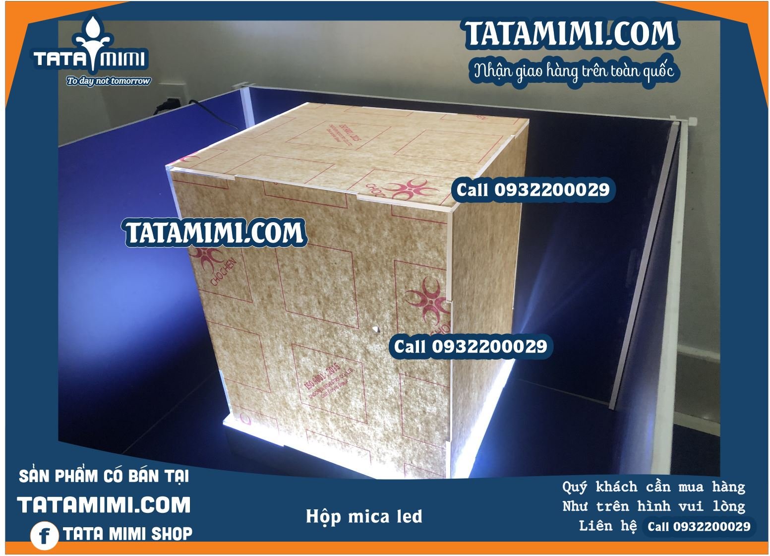 Thùng mica kích thước lớn làm từ mica 5mm