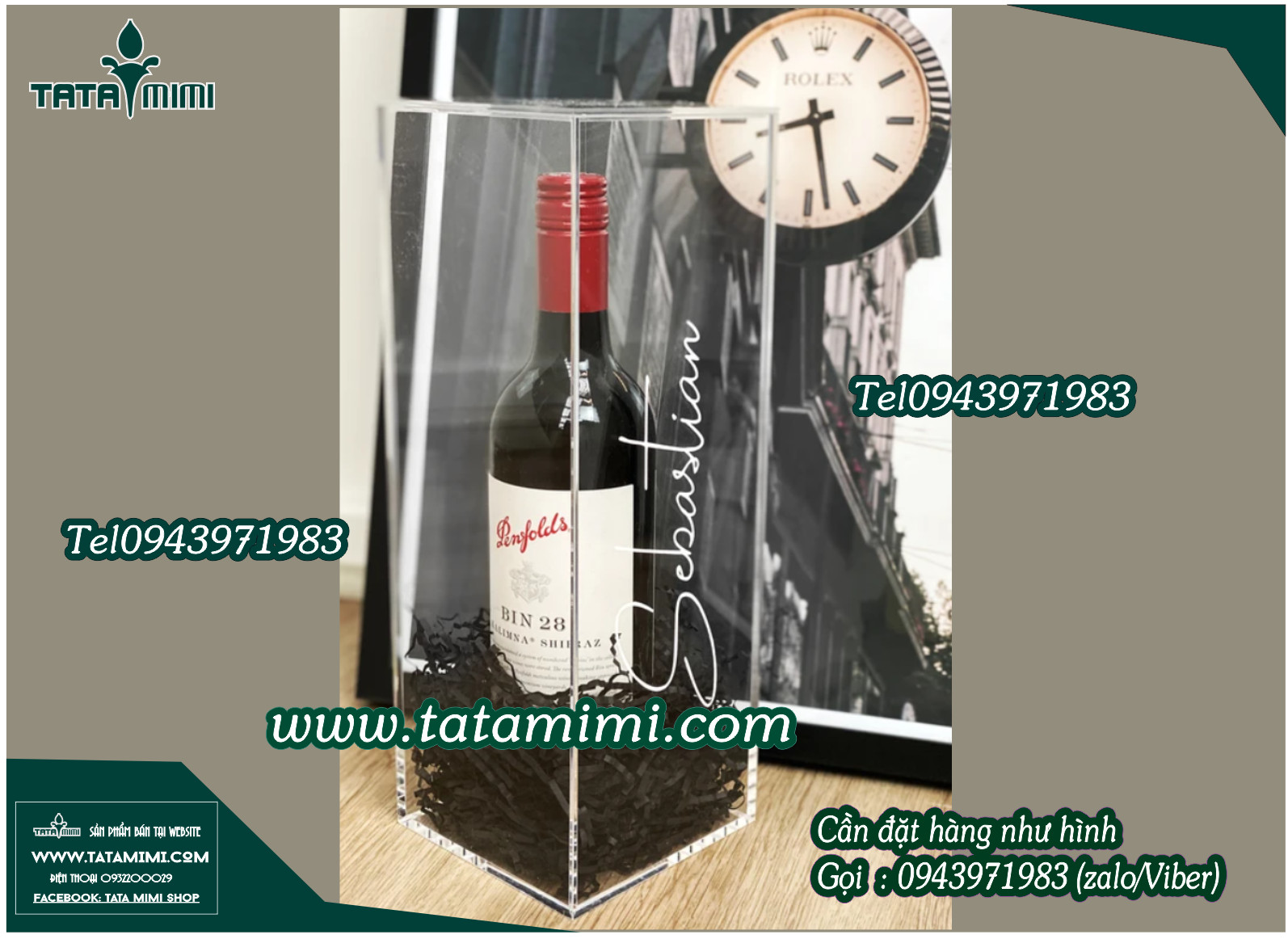 Thiết kế hộp mica vừa sản phẩm trưng bày