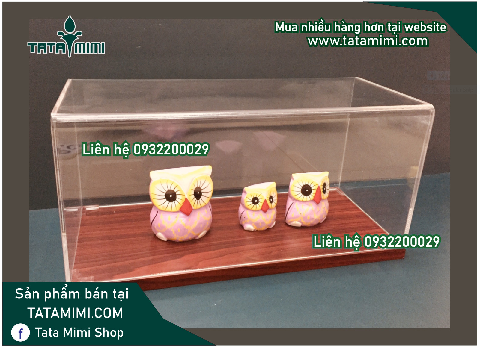 Thùng mica kích thước lớn làm từ mica 5mm