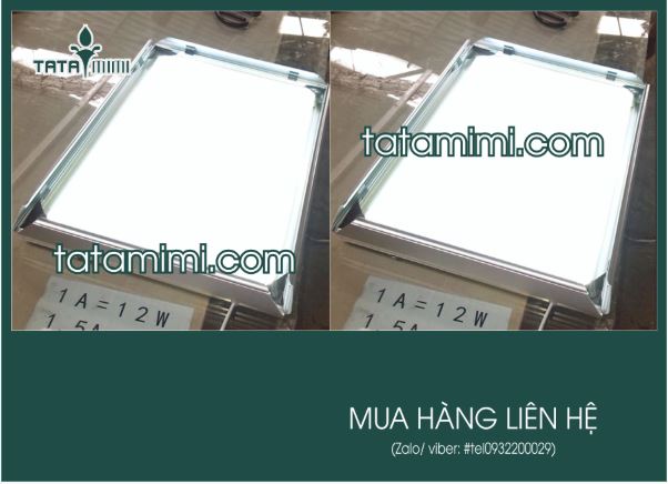 Hộp đèn quảng cáo nắp bật Hộp đèn quảng cáo nắp bật