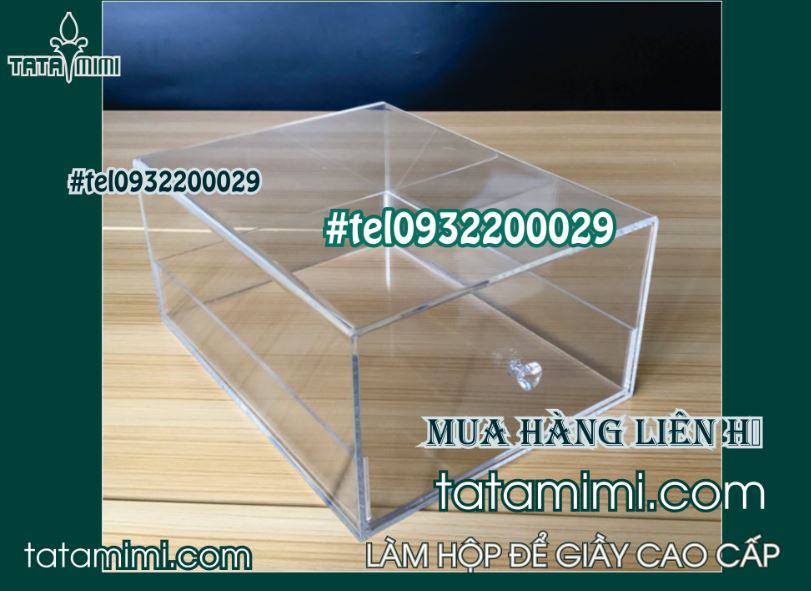 Nhận làm hộp mica theo kích thước của sản phẩm