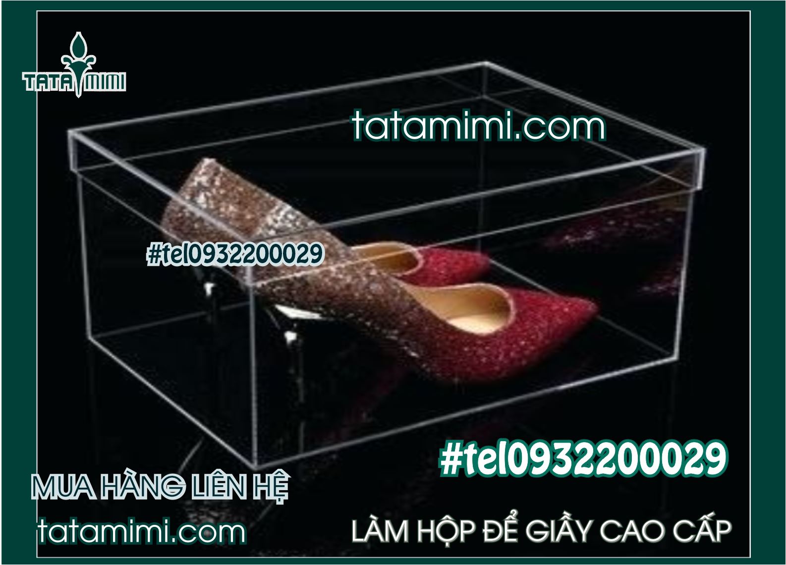 Kệ mica trưng bày sản phẩm