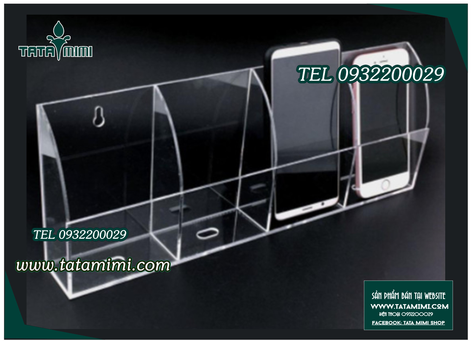 Kệ điện thoại uốn hay gắn cố định