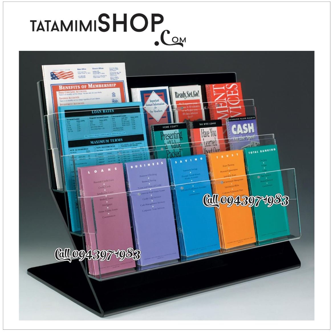 Kệ để bàn từ mica