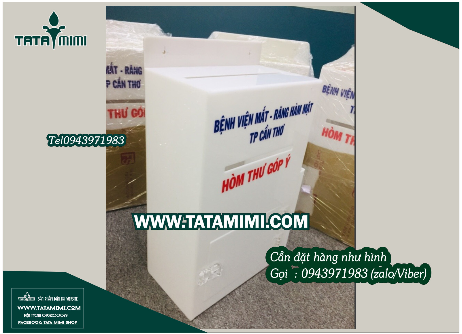 Thùng thư cho ngân hàng - bệnh viện