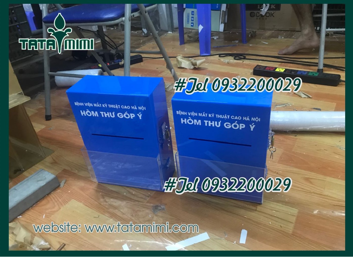 Thùng thư góp ý nên làm màu mica nào