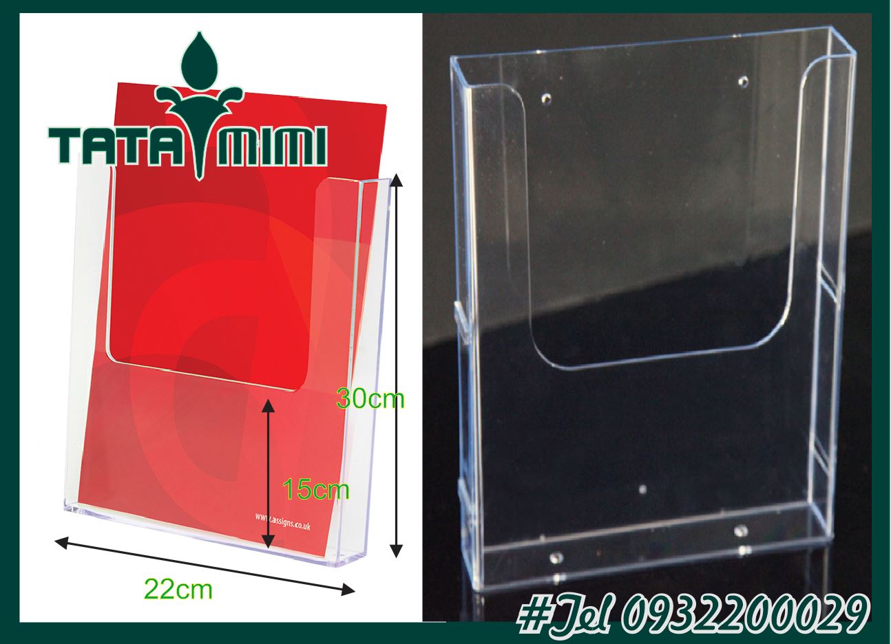 Kệ để giấy tờ ở quầy lễ tân