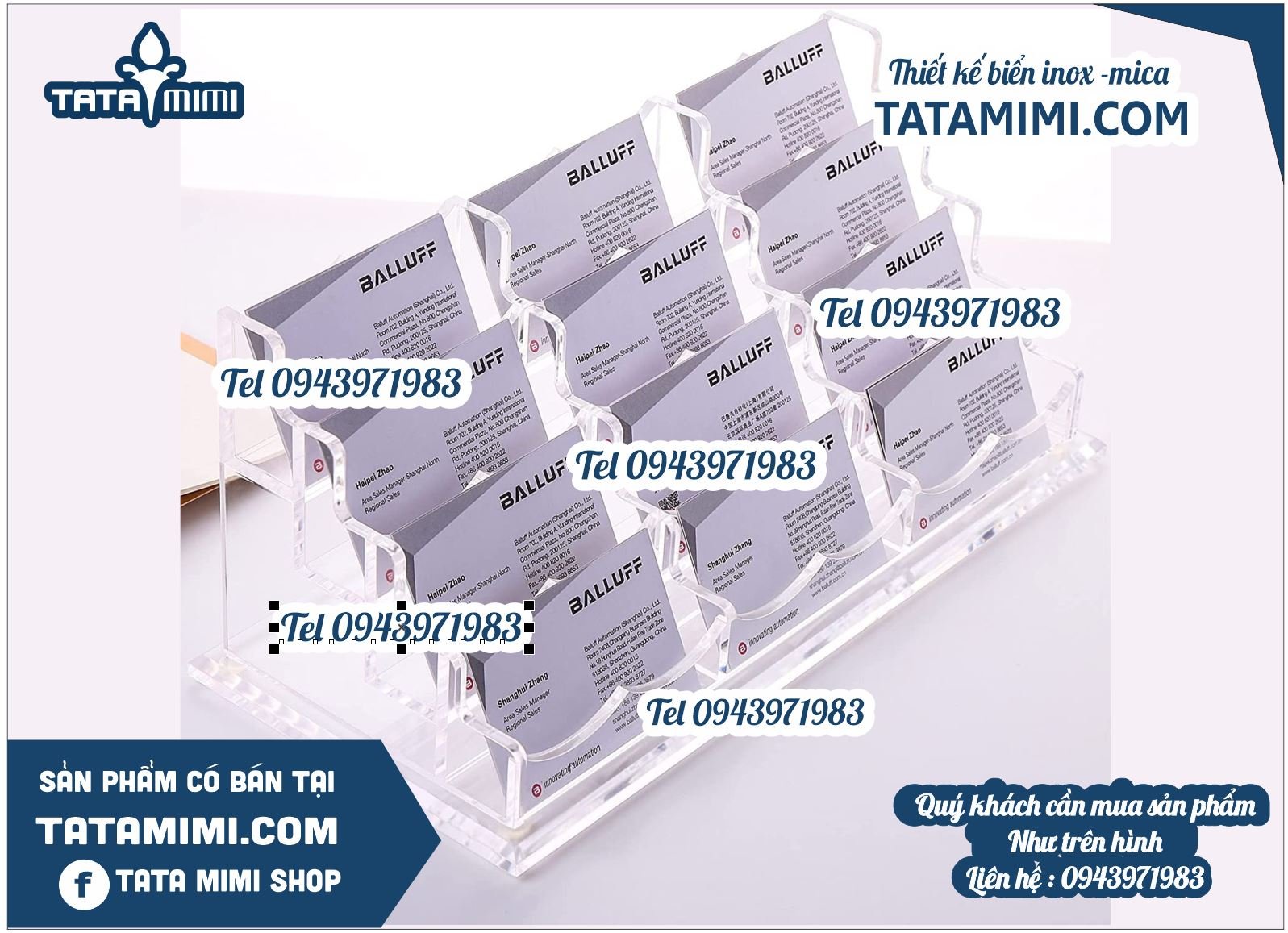 Các mẫu kệ card treo tường