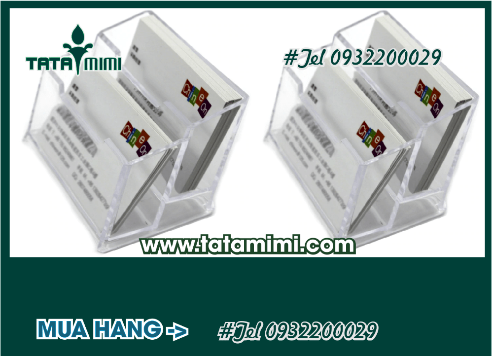 Kệ card có 2 ngăn để bàn