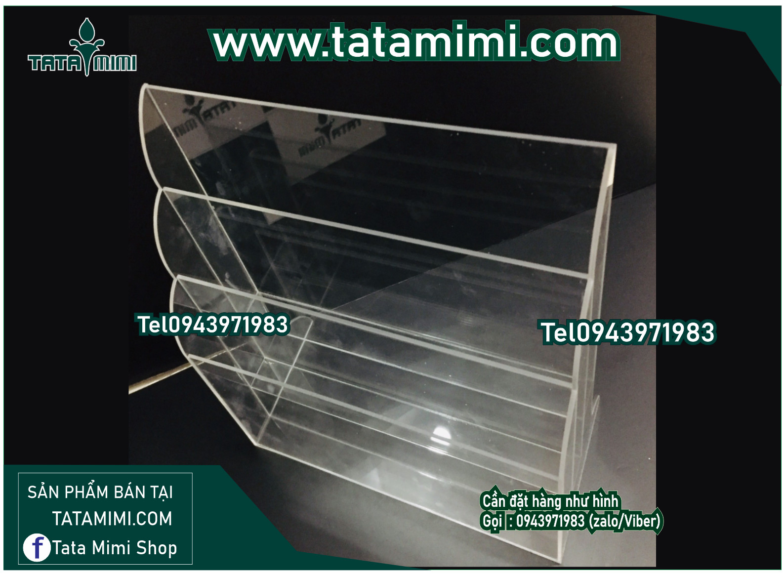 Kệ checklist để bàn nhiều tầng nhiều ngăn