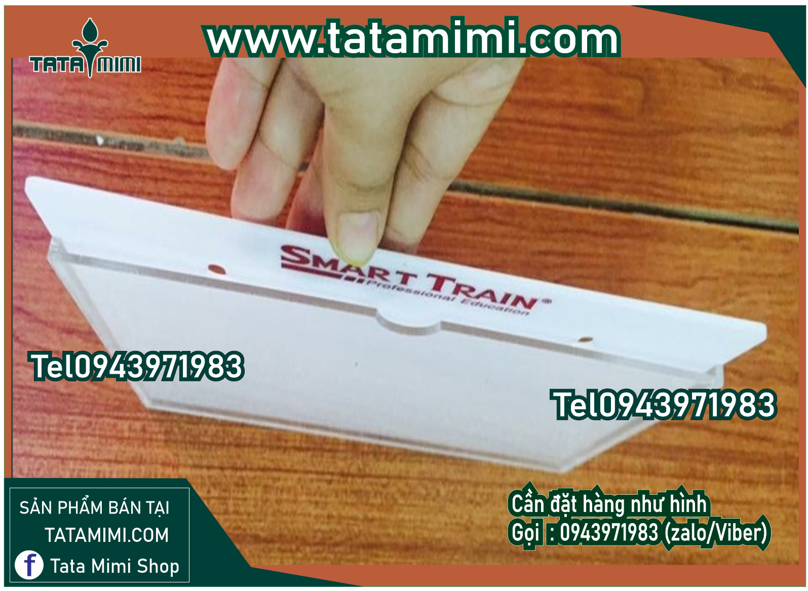 Kệ mica treo tường nhiều ô sử dụng