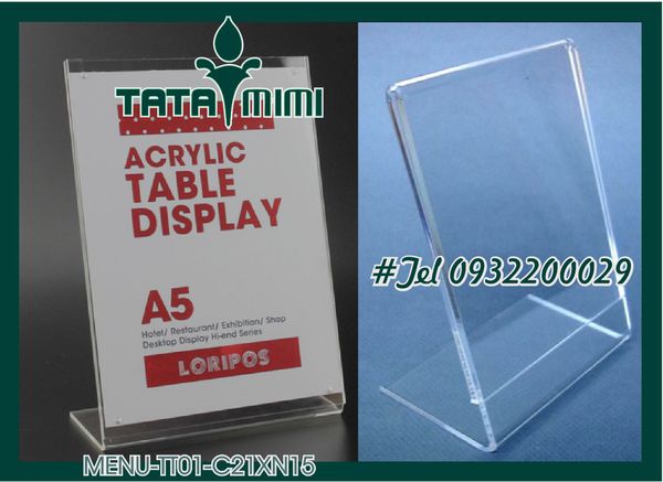 Kệ uốn chữ L mica 2mm theo kích thước