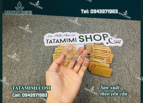 Biển tên sản phẩm siêu thị có sẵn