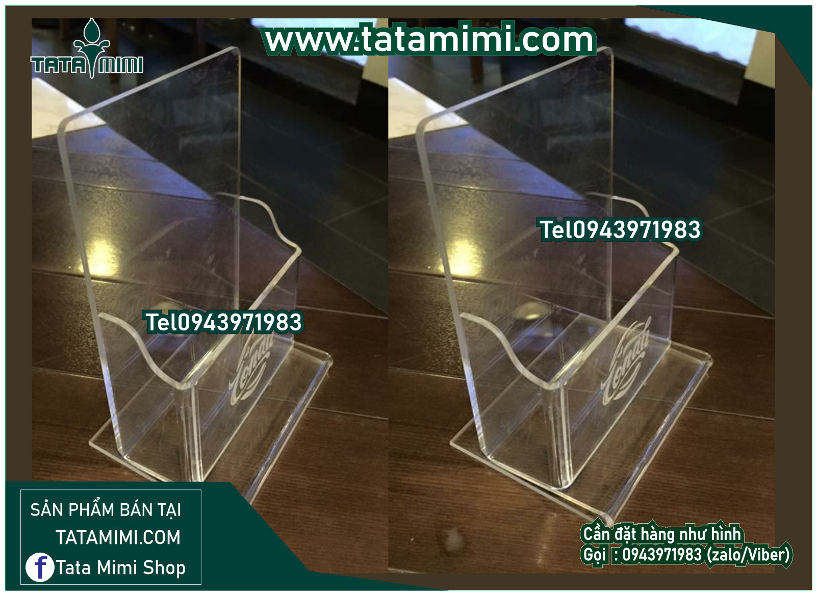 Hộp để tờ rơi chữ L