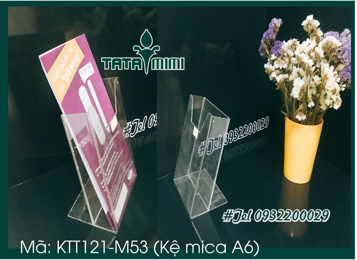 Mua gấp kệ mica có sẵn,