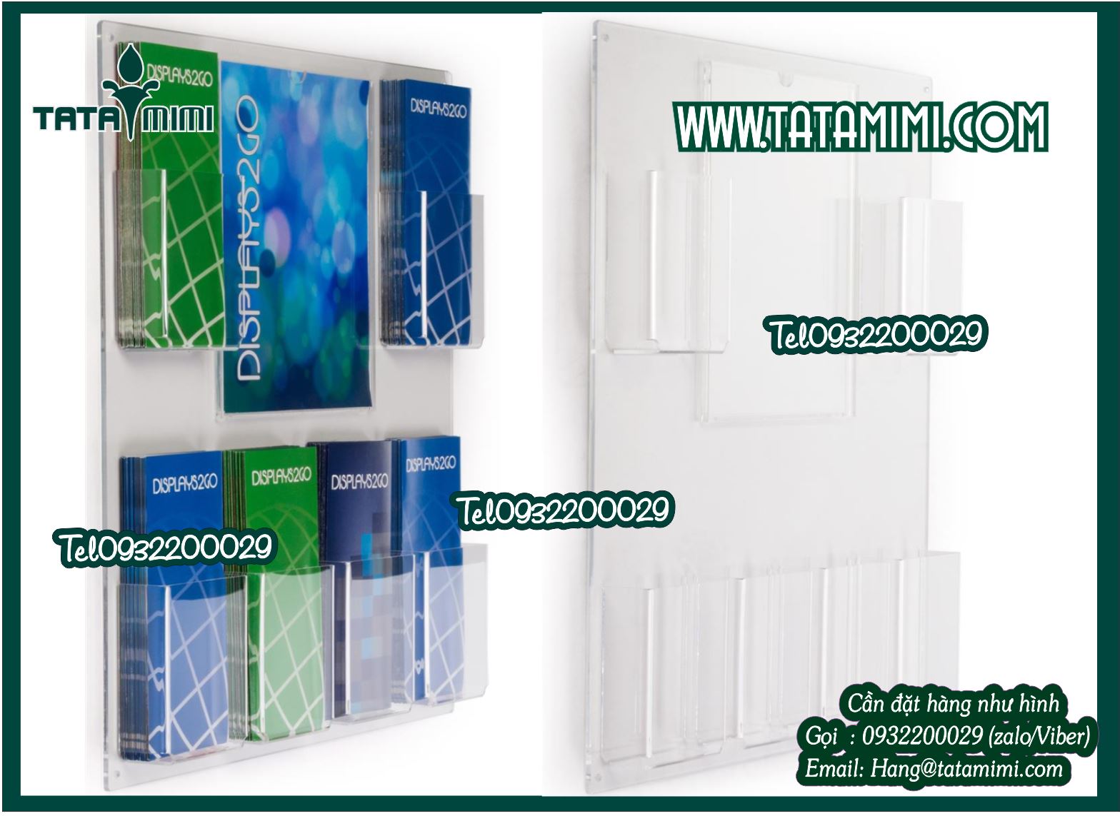 Hình ảnh checklist mica treo tường nhiều mẫu