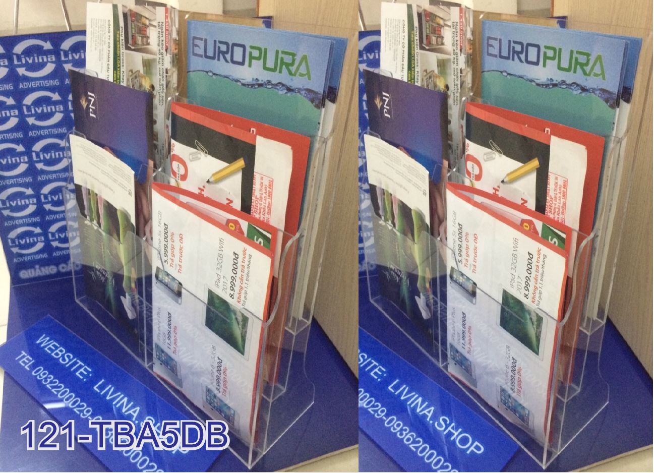 Cung cấp kệ cho ngân hàng bằng mica