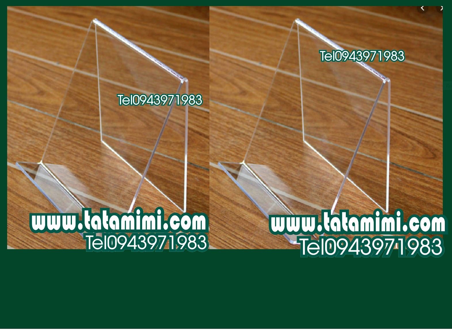 Kích thước phổ thông của kệ sách mica