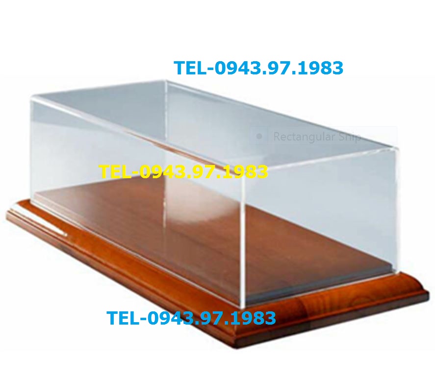 Hộp mica chụp trong có led- hộp để giày