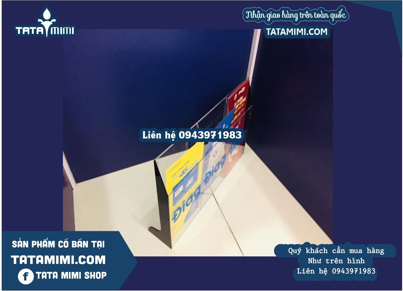 Kệ tờ rơi để bàn nên làm mấy tầng