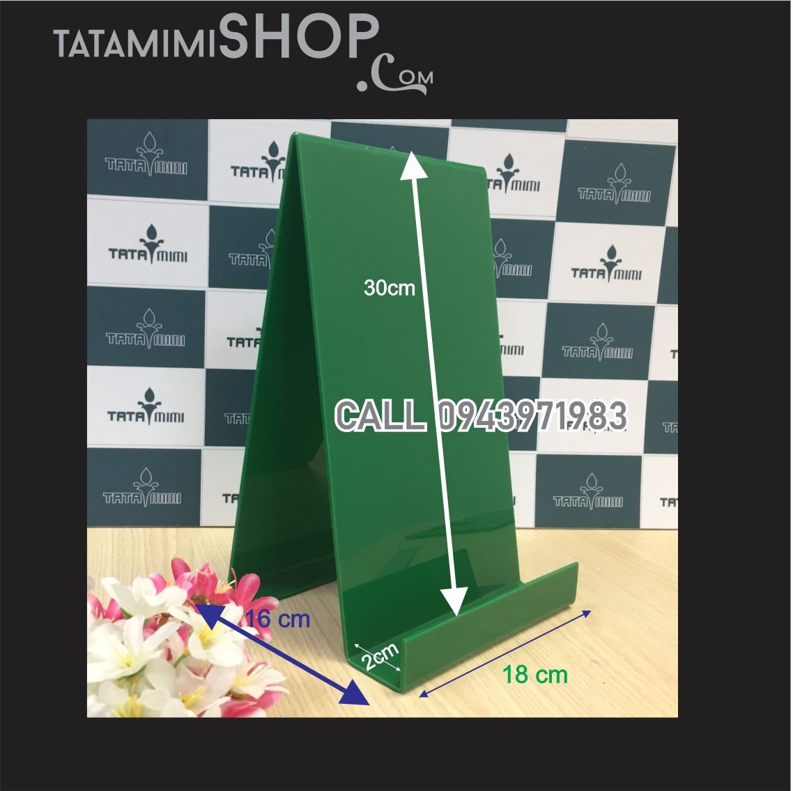 Kích thước phổ thông của kệ sách mica