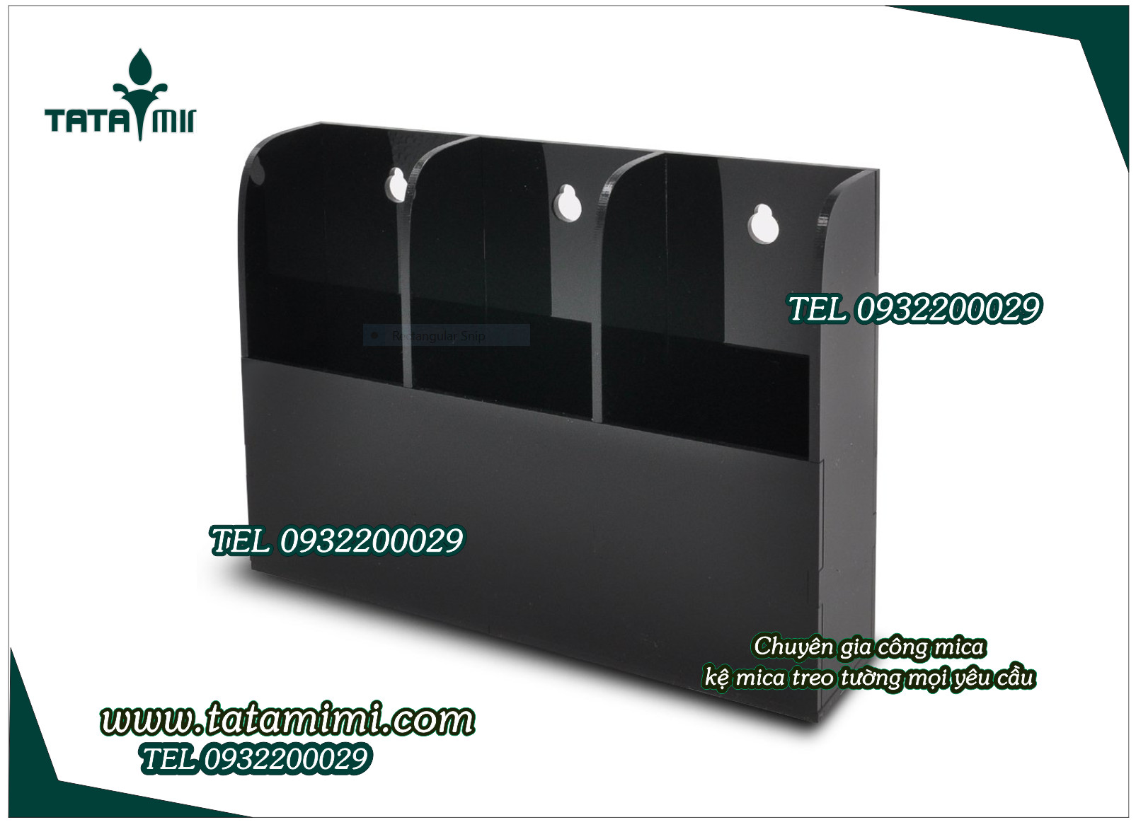 Kệ treo tường để điện thoại - điều khiển