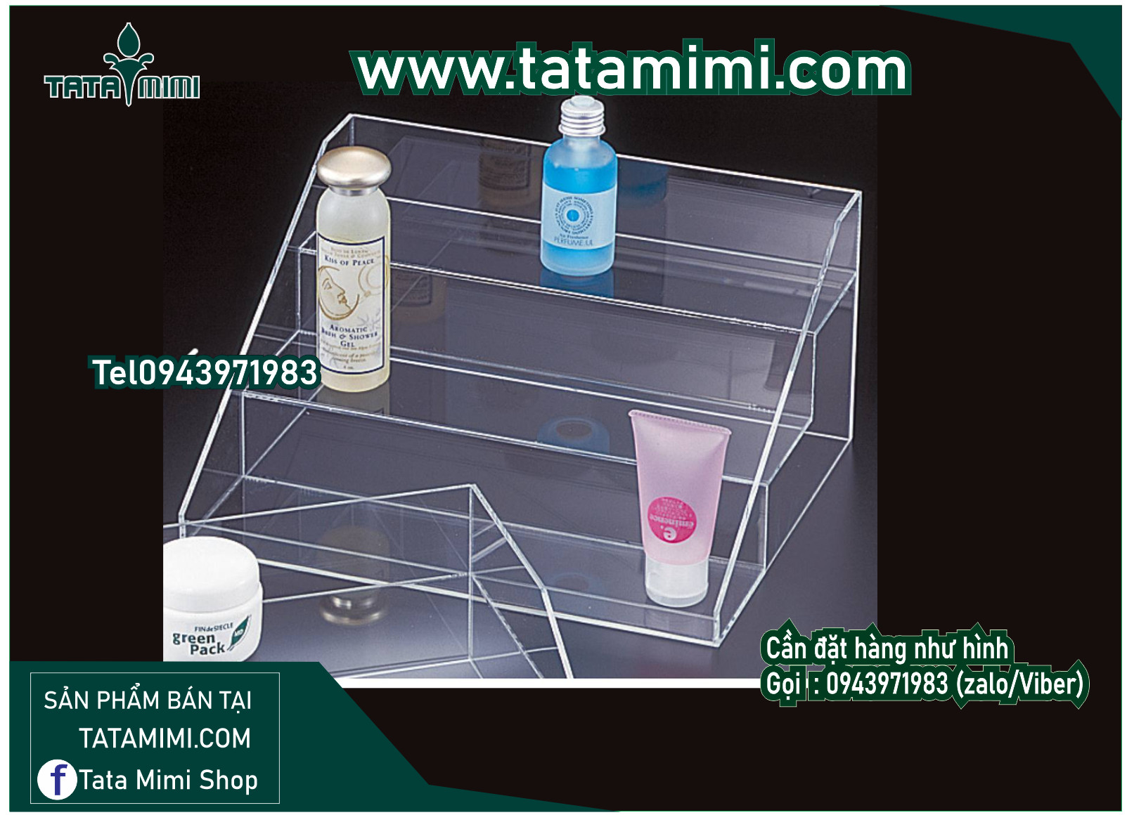 Kệ sơn nước để bàn nhiều tầng