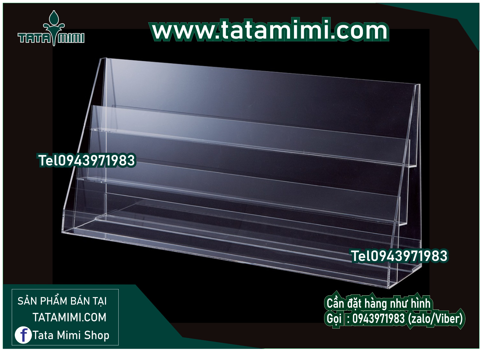 Kệ sơn nước để bàn nhiều tầng