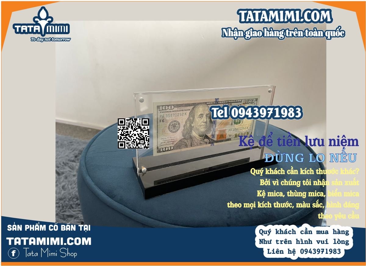 Kệ trưng bày tiền có sẵn hàng