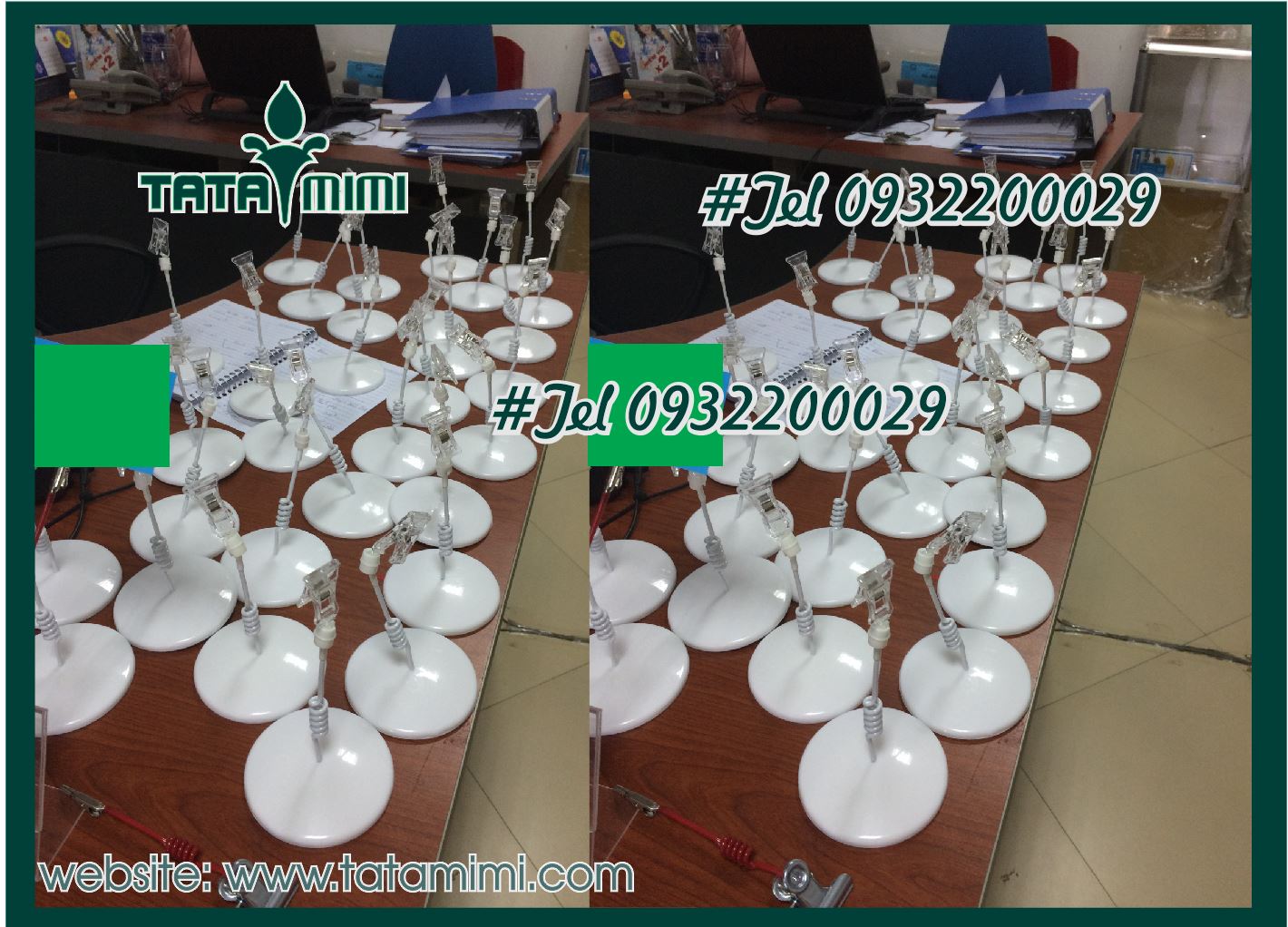 Kẹp mica - kẹp pop - kẹp 2 đầu - kẹp 1 đầu