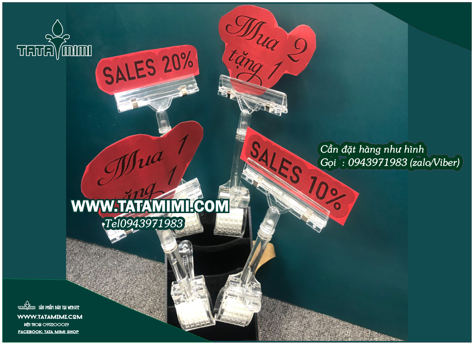 Kẹp lò xo 2 đầu tại Tatamimi.com