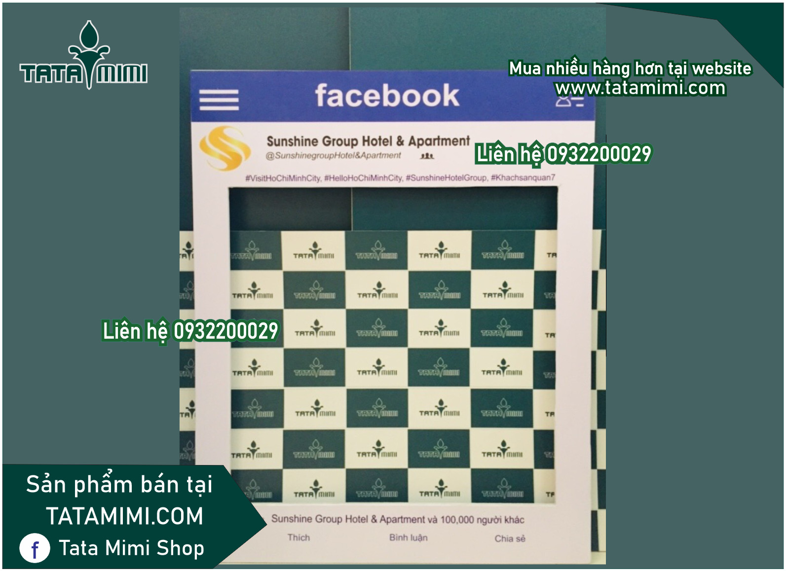 Khung chụp hình fomex bồi decal