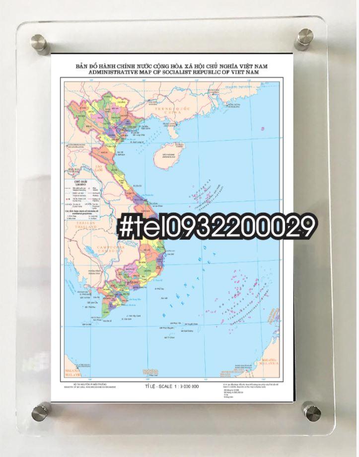 khung ảnh bản đồ việt nam