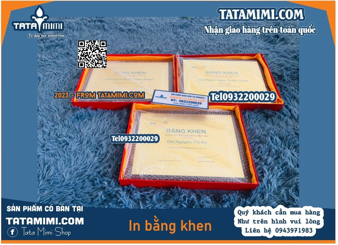 Bảng vinh danh có khổ ngang và đứng