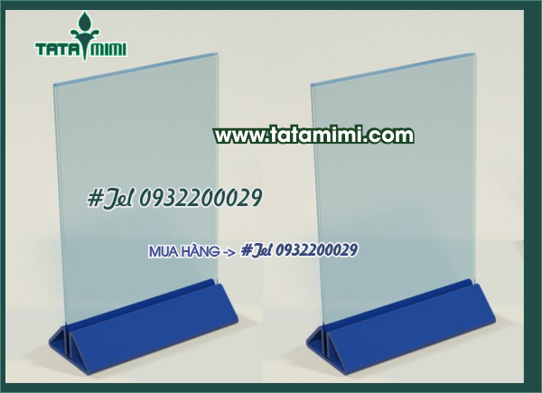 Kệ menu có đế rời hay đế liền