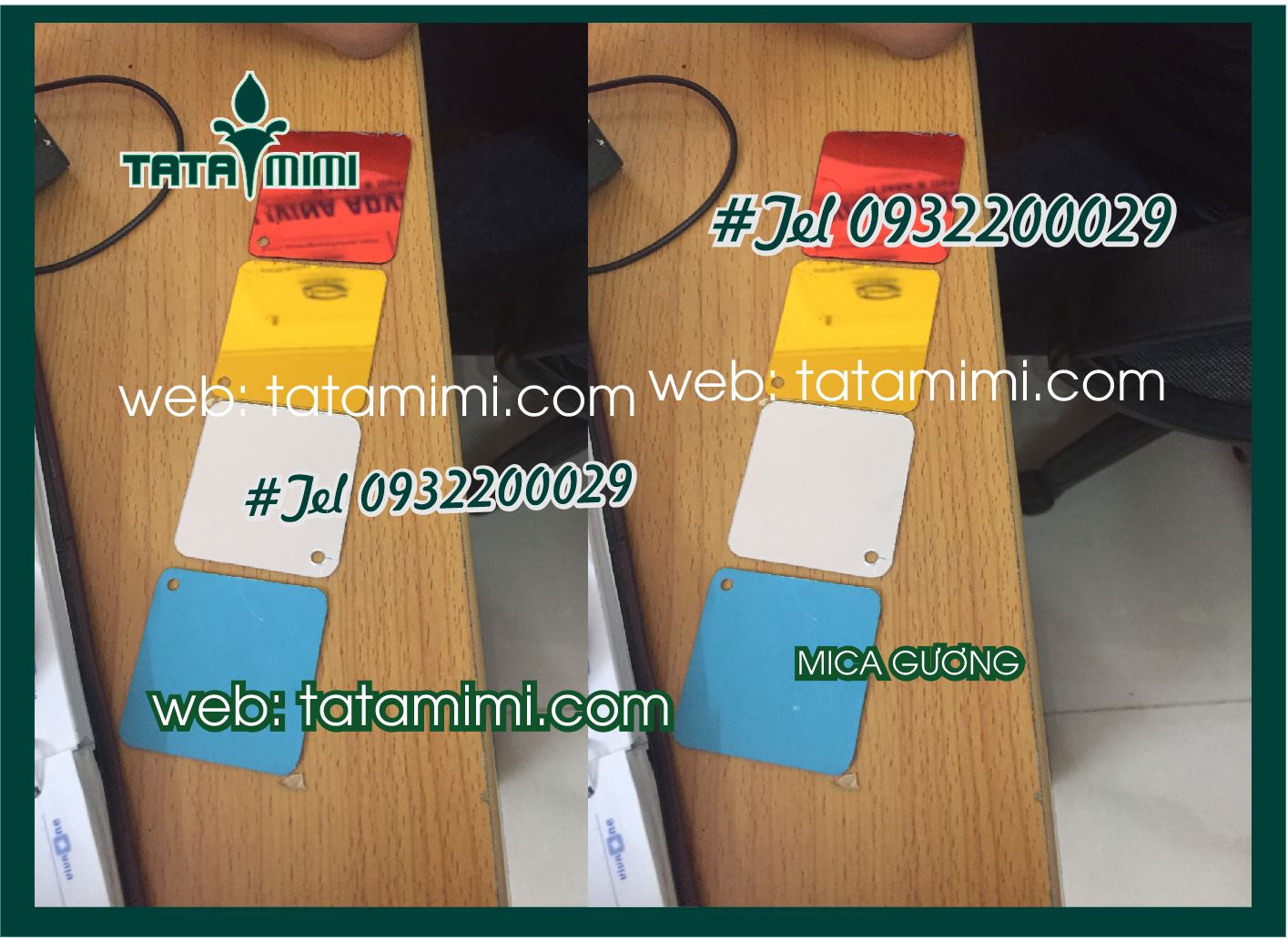 Mica trong- có bao nhiêu màu mica