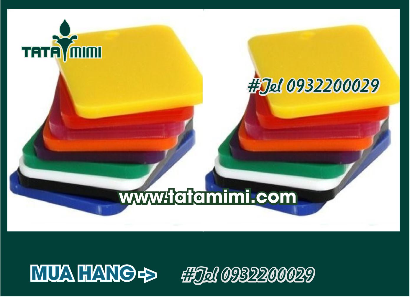 Mica gương màu có nguyên tấm và bán lẻ