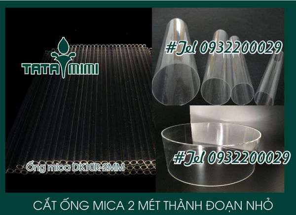 Ống mica có sẵn đường kính lớn