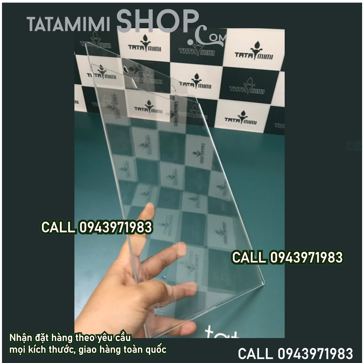 Kệ mica kệ checklist treo tường