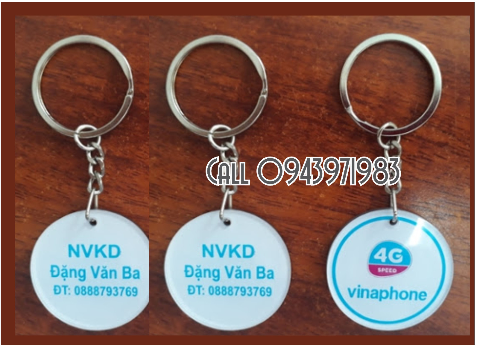 Móc khóa nhiều hình dáng để làm lưu niệm