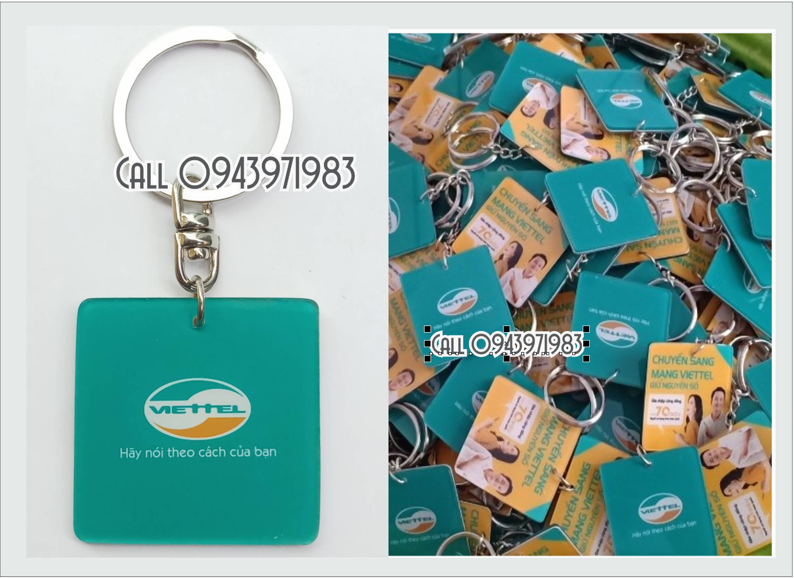 Móc khóa mica bền đẹp theo thời gian