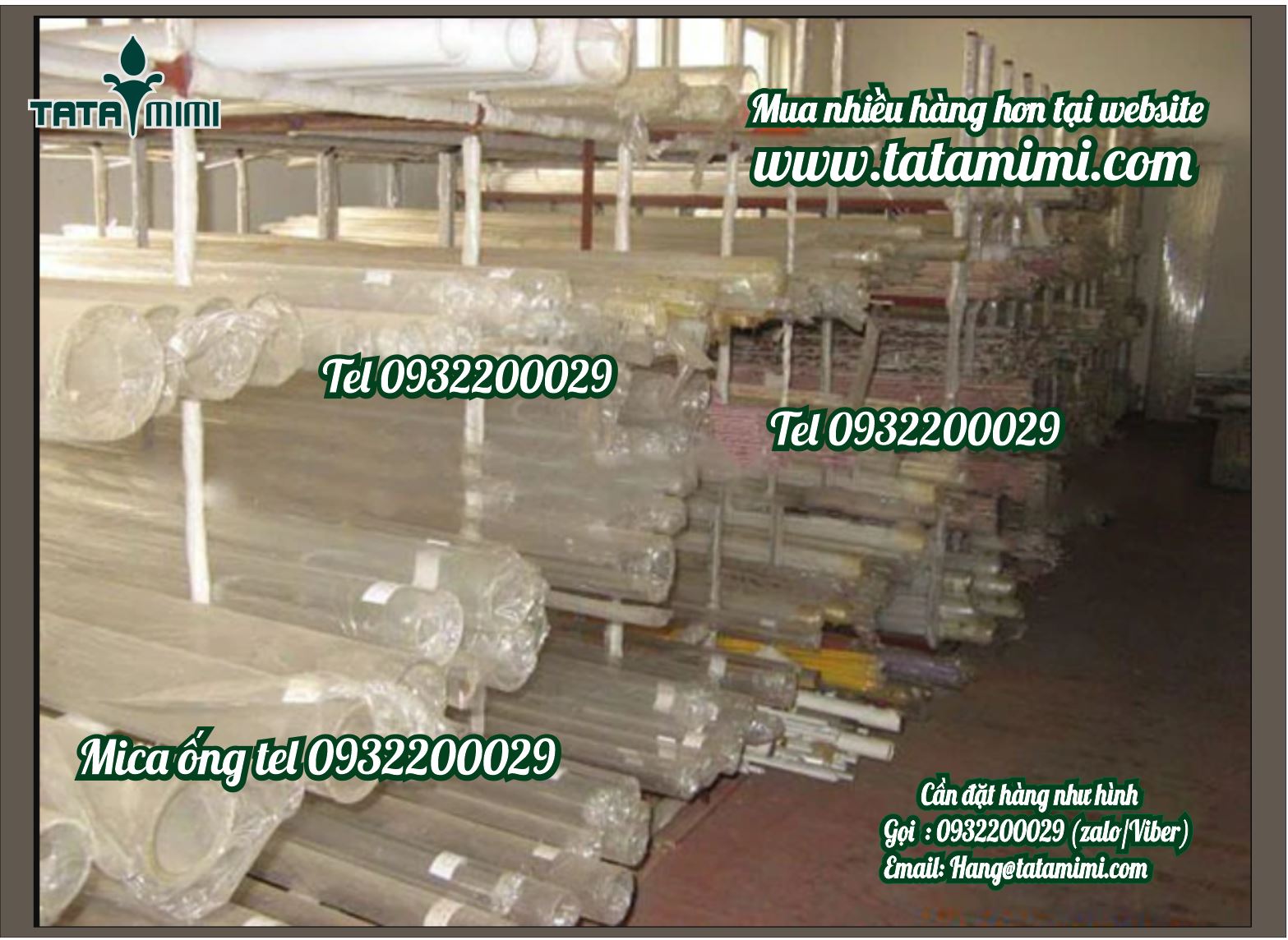 Ống trong-ống mica bán nguyên 2m