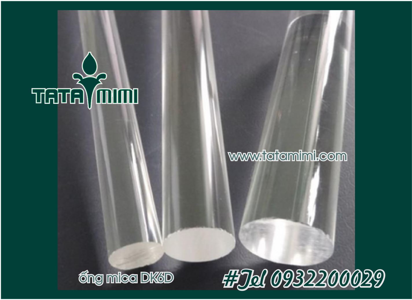 ống mica rỗng 6mm