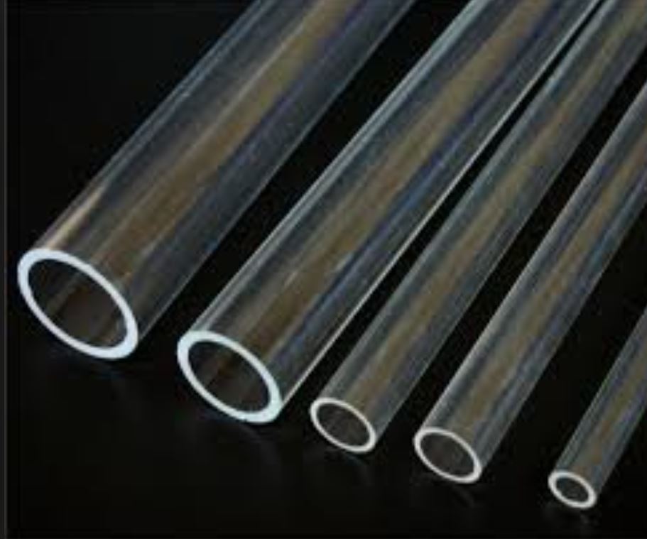 ống mica có màu mica trắng sữa- trắng trong