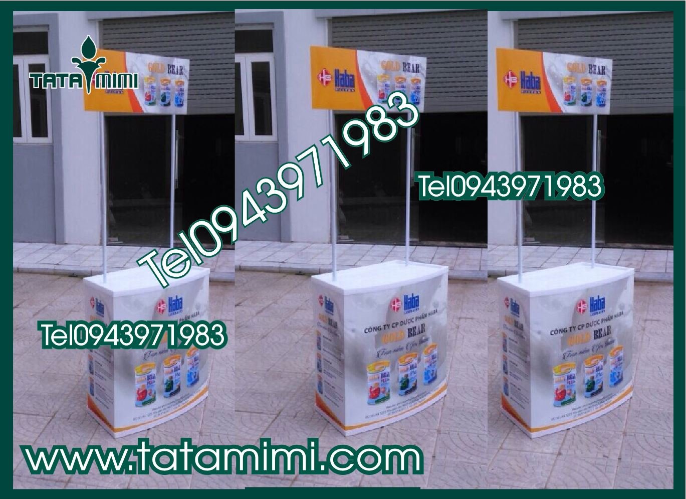 Quầy Hàng Lưu Động để giới thiệu sản phẩm chất lượng