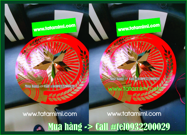 Quốc huy từ inox hay mica đẹp hơn