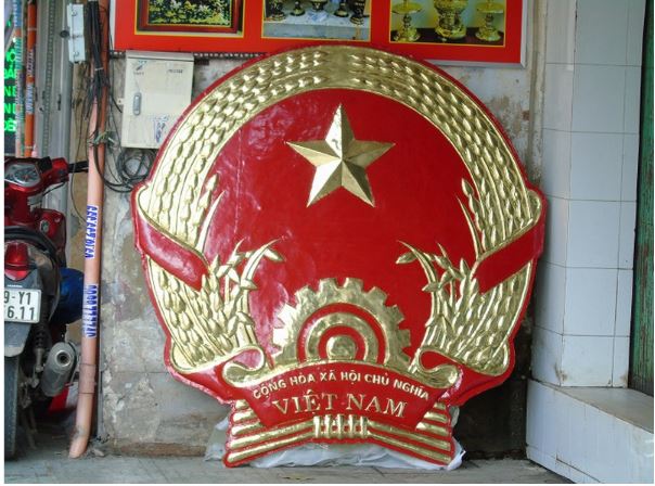 Quốc huy đồng, quốc huy inox Quốc huy đồng, quốc huy inox