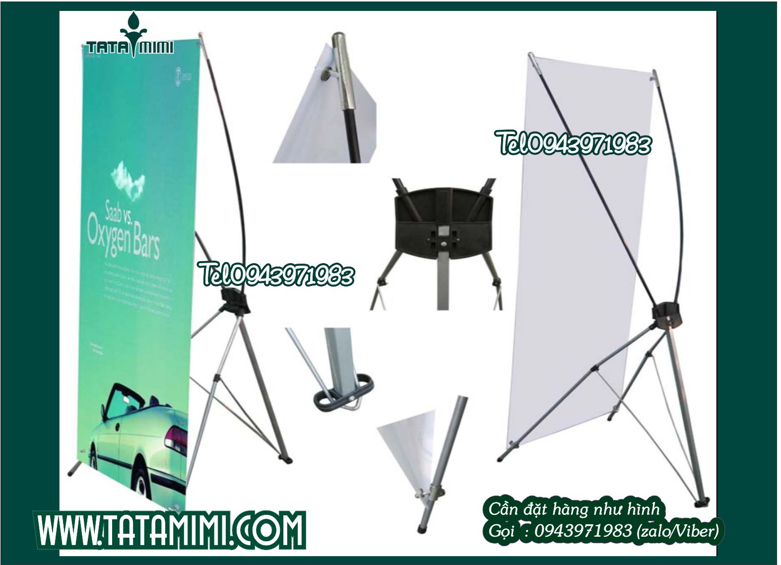 Standee chắc chắn từ khung sắt