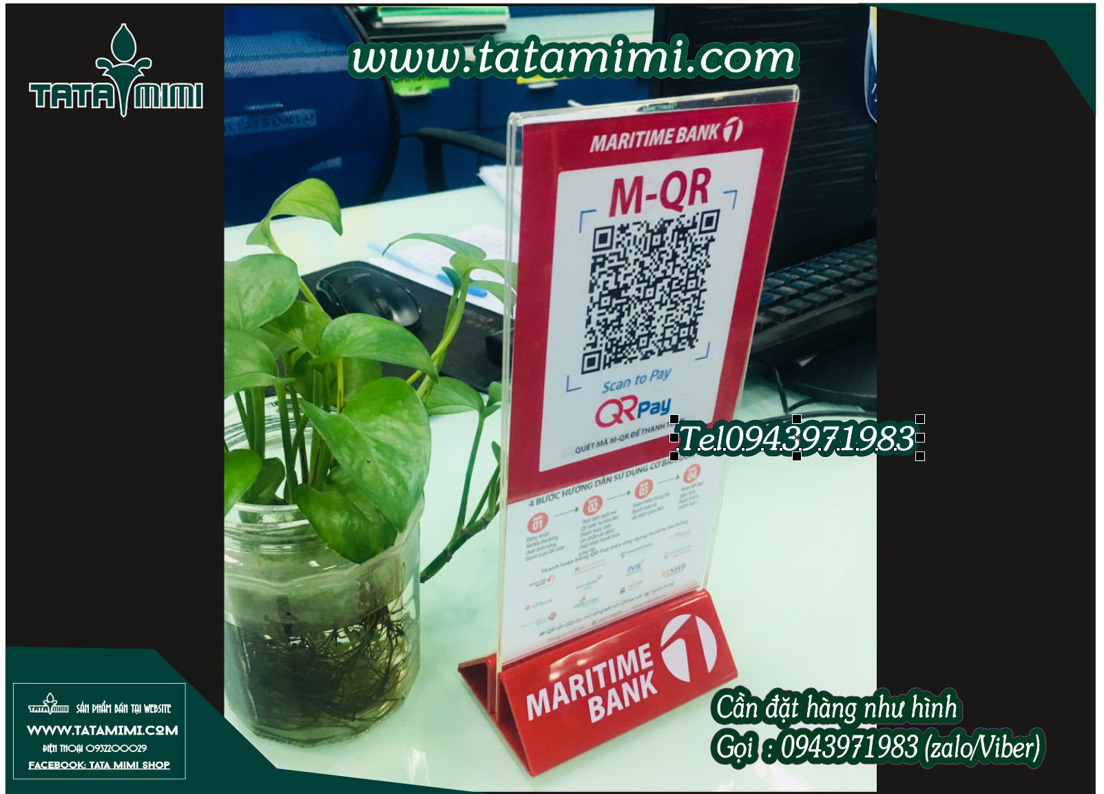 Kệ menu để bàn với các mẫu chân uốn