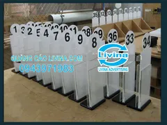 Kệ số để bàn cho quán café giá rẻ hấp dẫn